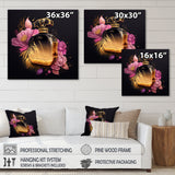 Chic Black And Gold Perfume Bottle V