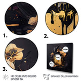 Chic Black And Gold Perfume Bottle IX