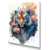 Cute Tiger Floral Art III