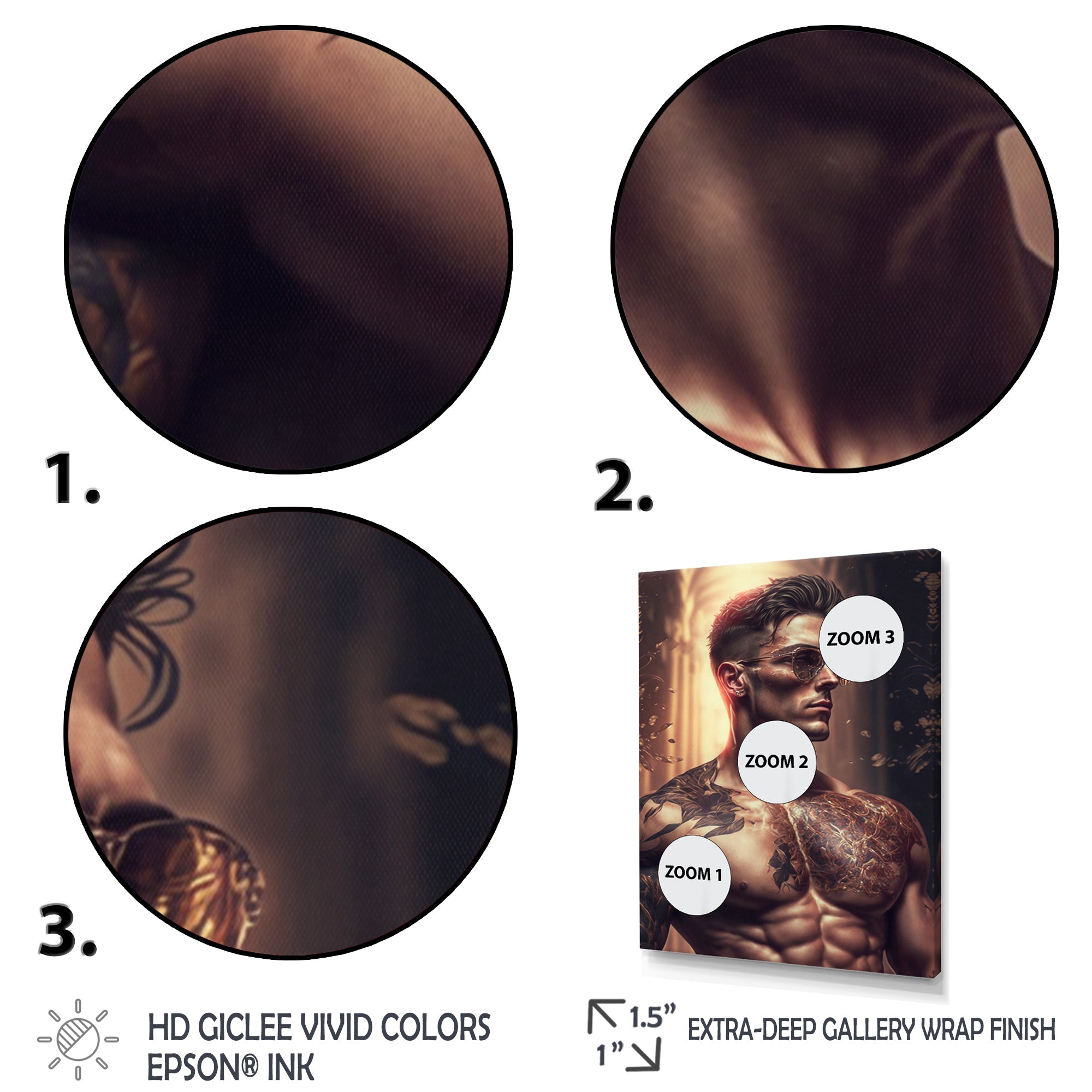 Fashion Muscular Man With Sun Glasses 1 I