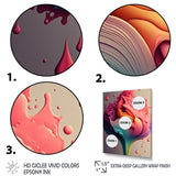 Multicolor Liquid Ink Tulip Flowers I