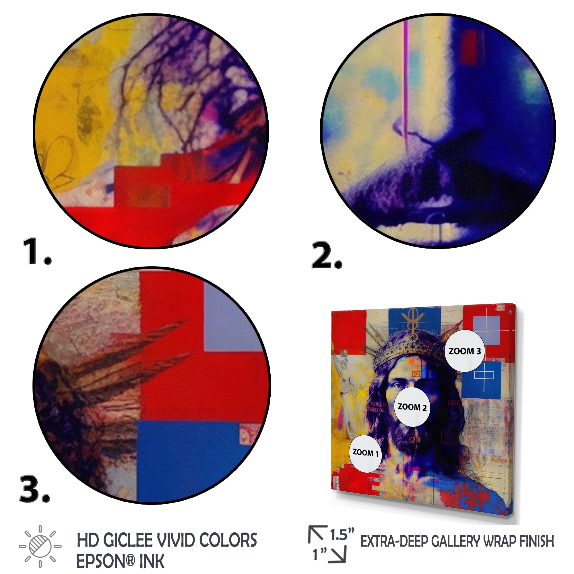 Pop Art Jesus Portrait II