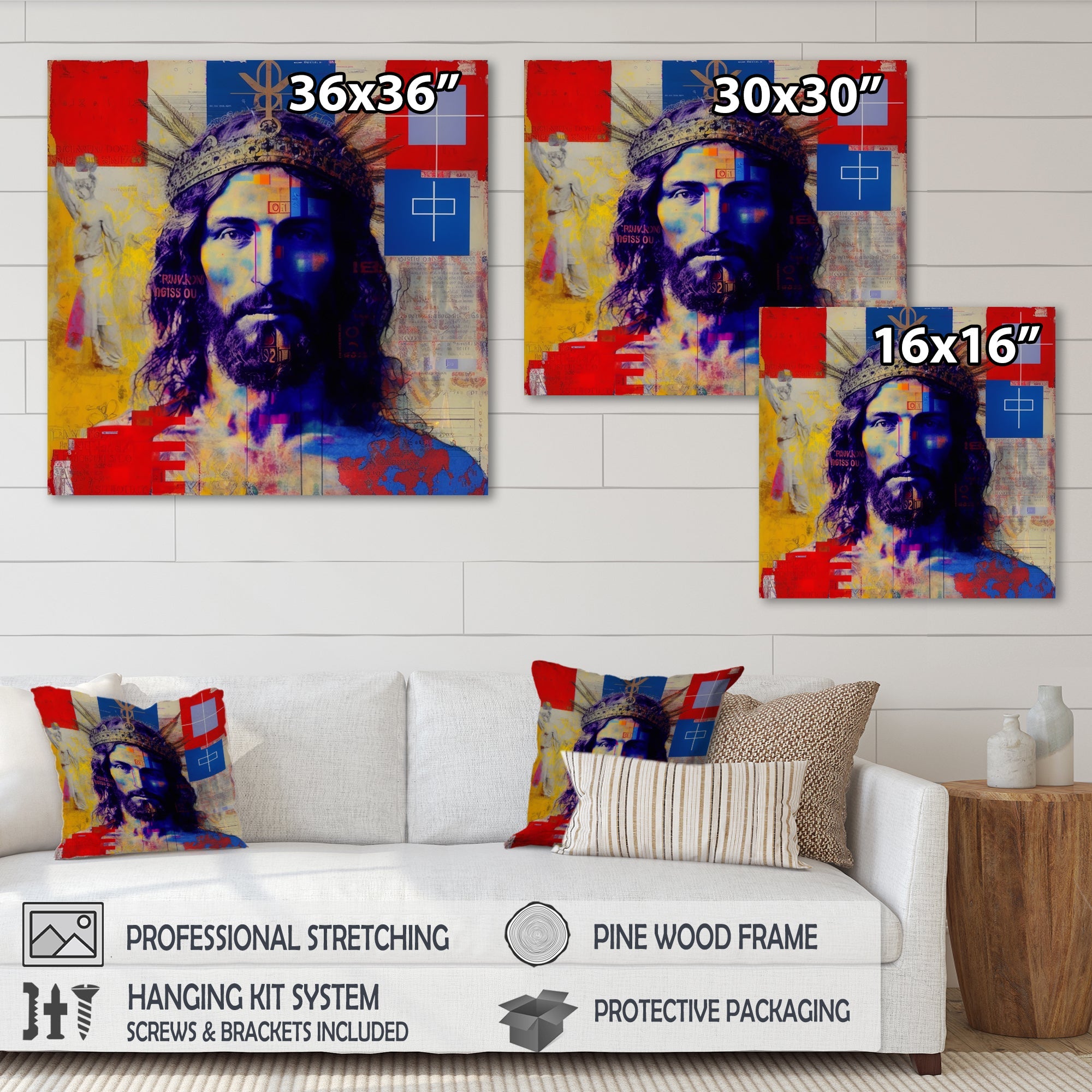 Pop Art Jesus Portrait II