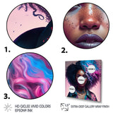 Fashion Hip Hop Girl In Pink And Blue III