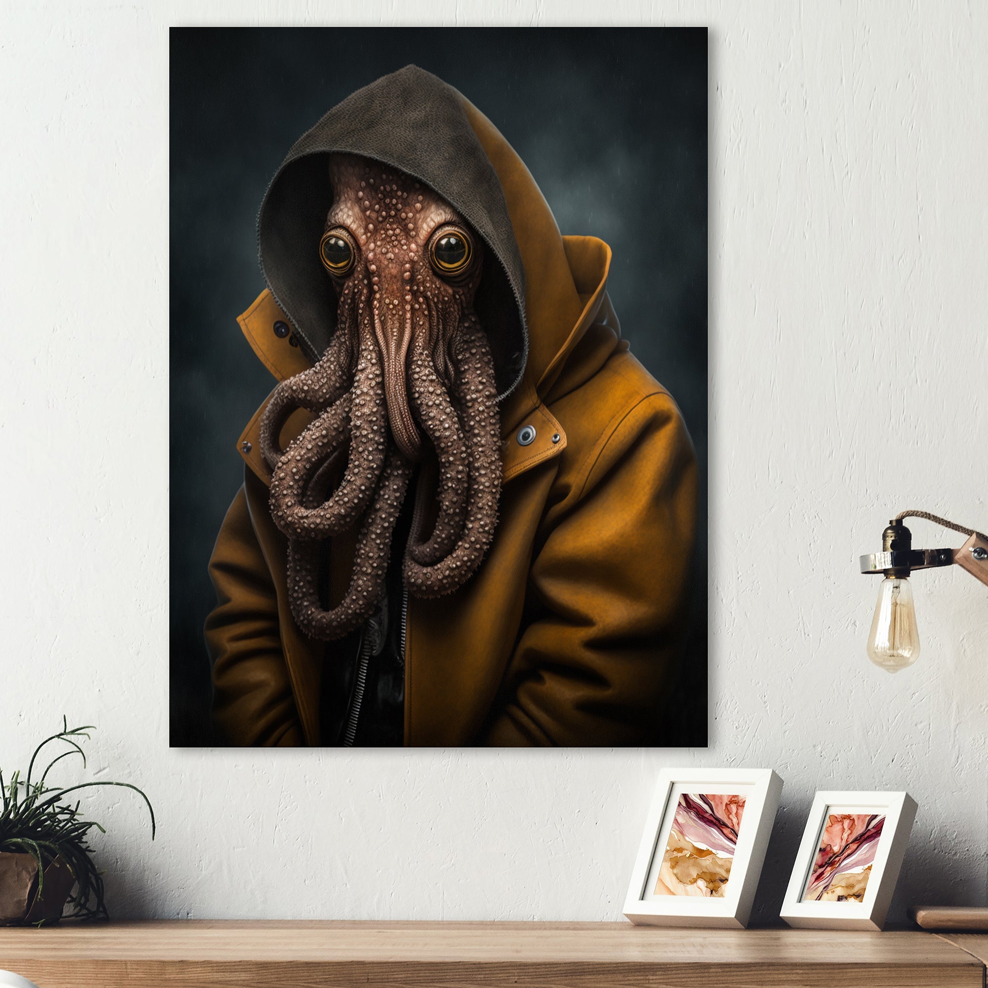 Anthropomorphic Of Octopus Portrait IV