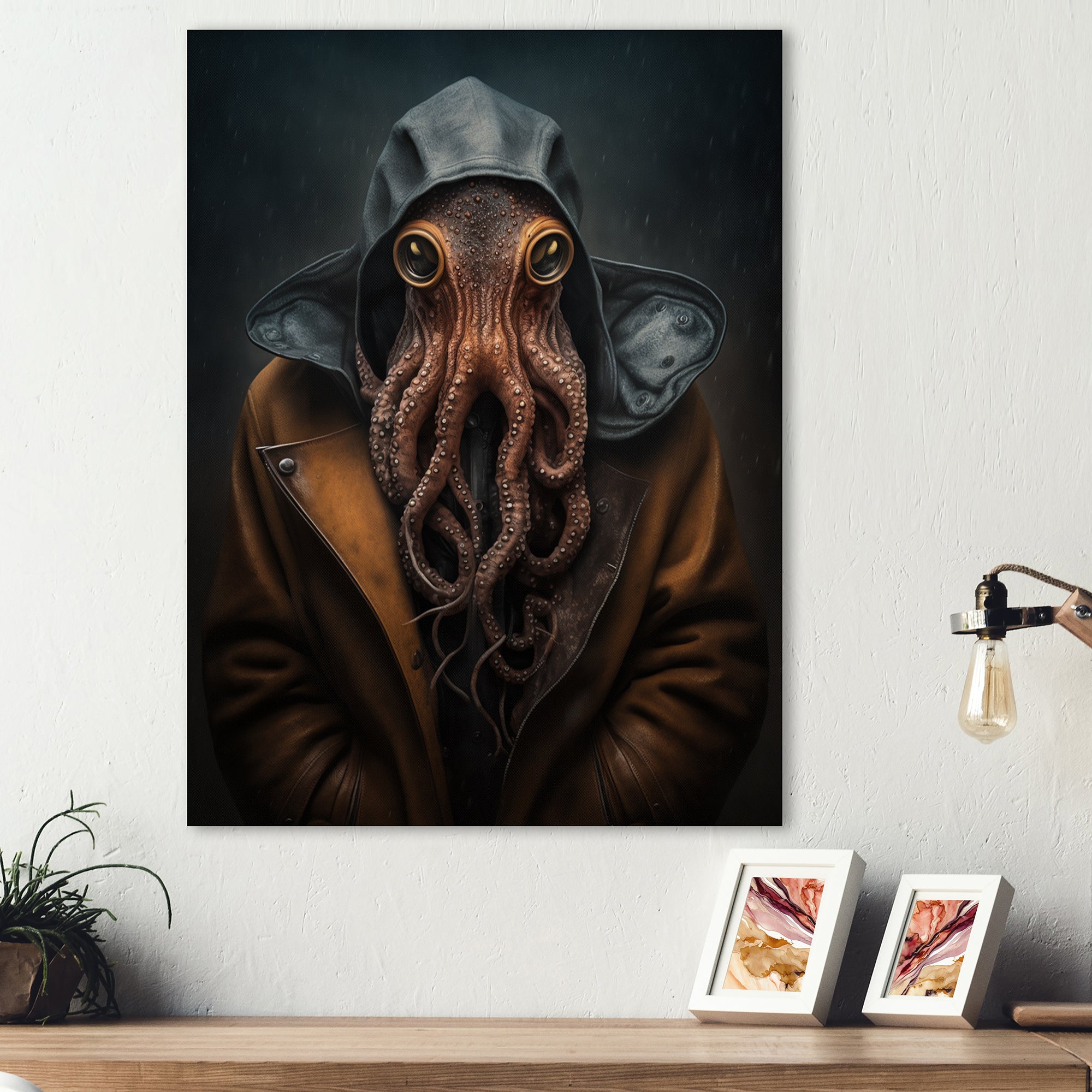 Anthropomorphic Of Octopus Portrait V