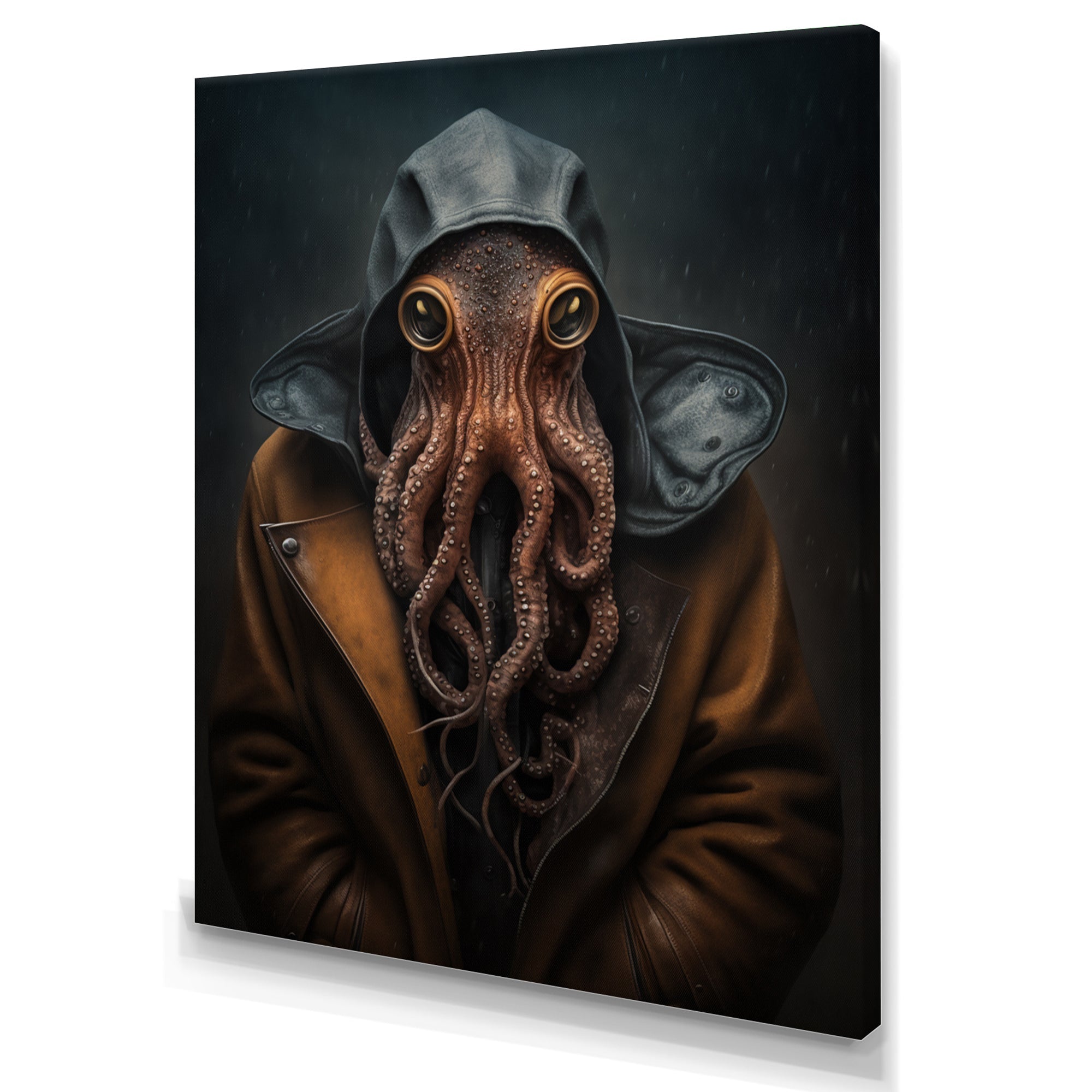 Anthropomorphic Of Octopus Portrait V