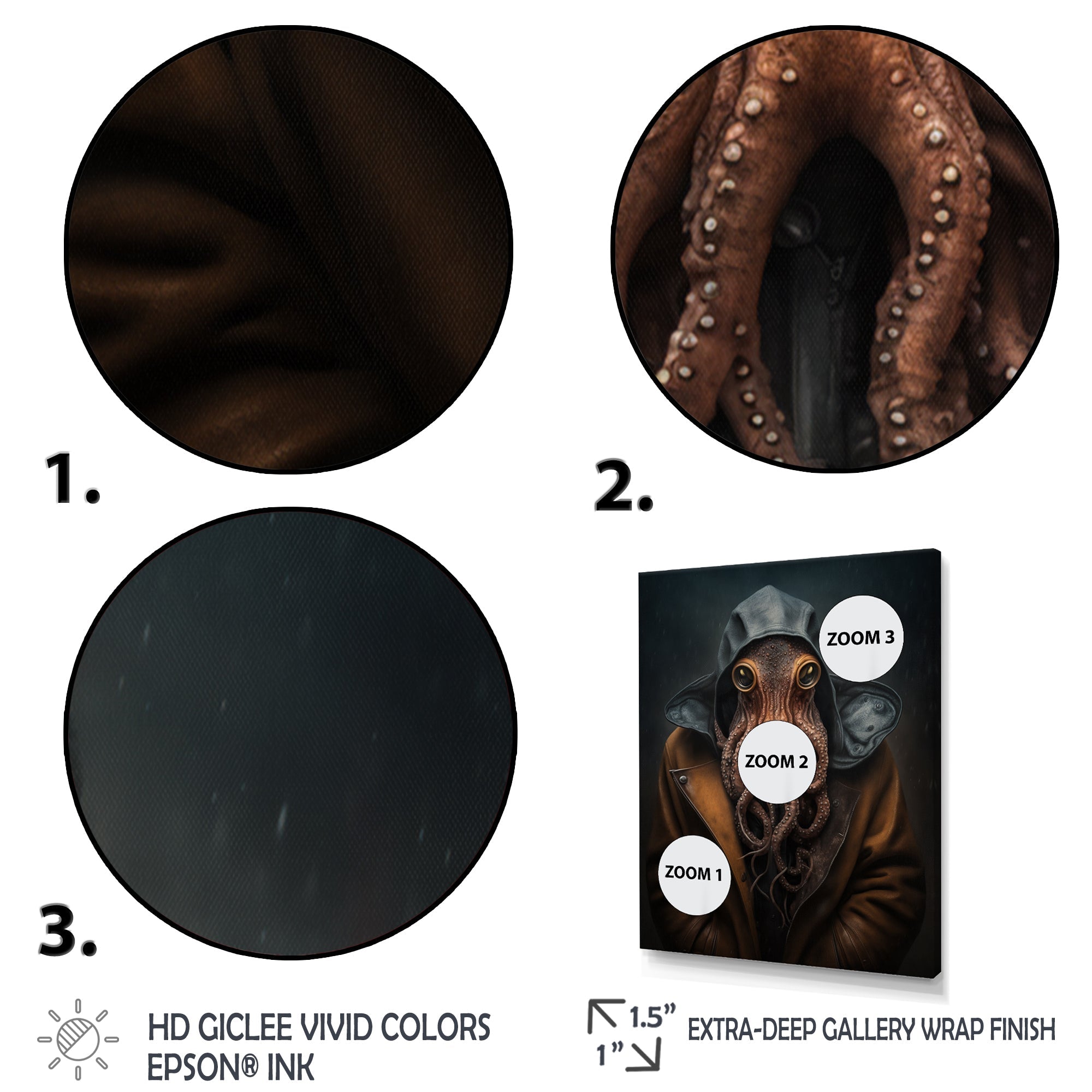 Anthropomorphic Of Octopus Portrait V