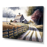 Calm Red Barn In Spring VII