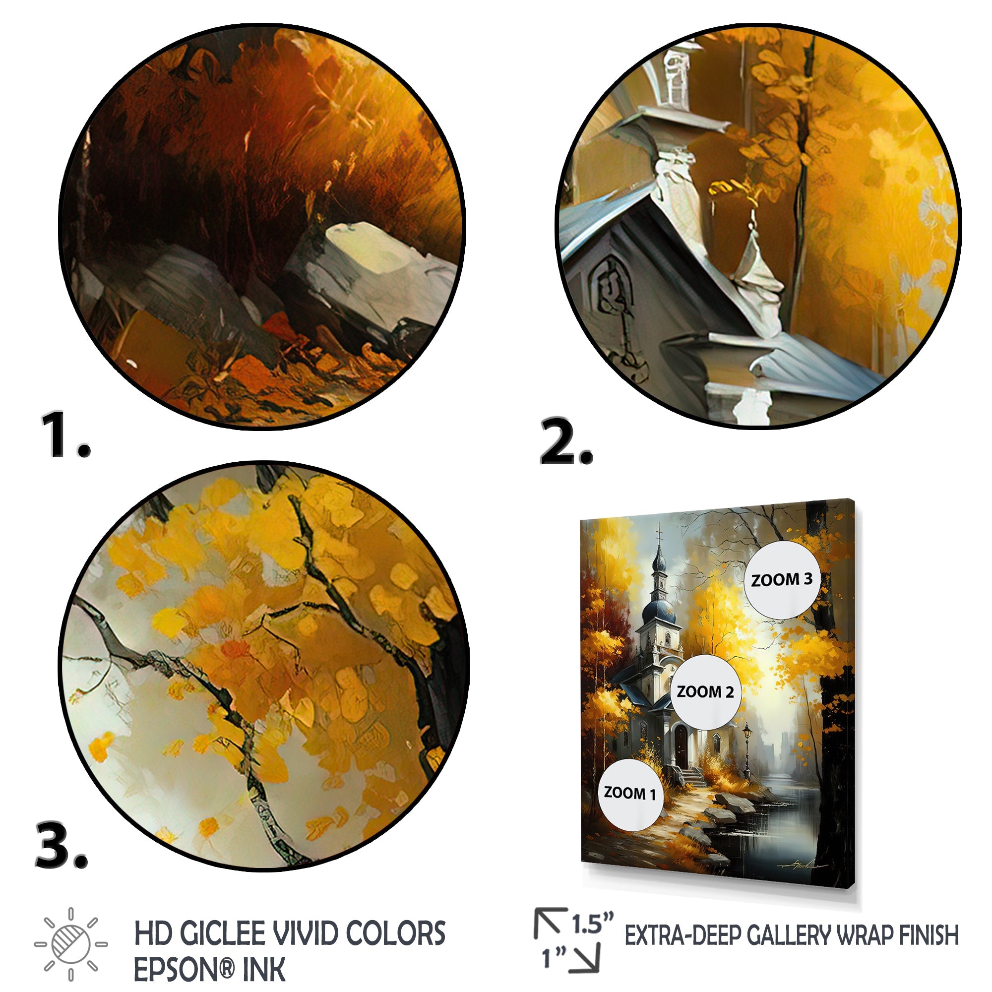 Church In Forest In Autumn IV