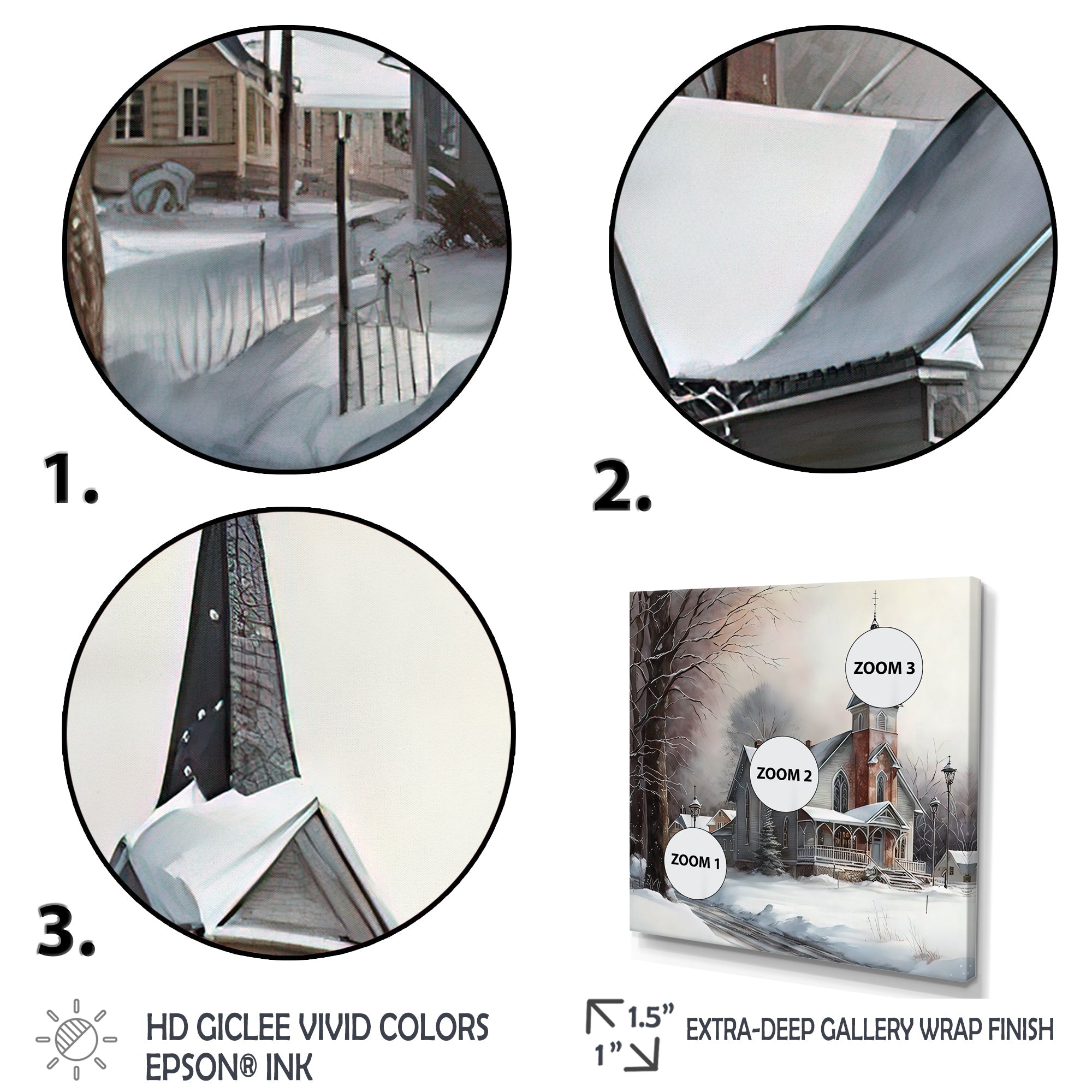 Church In Country During Winter V