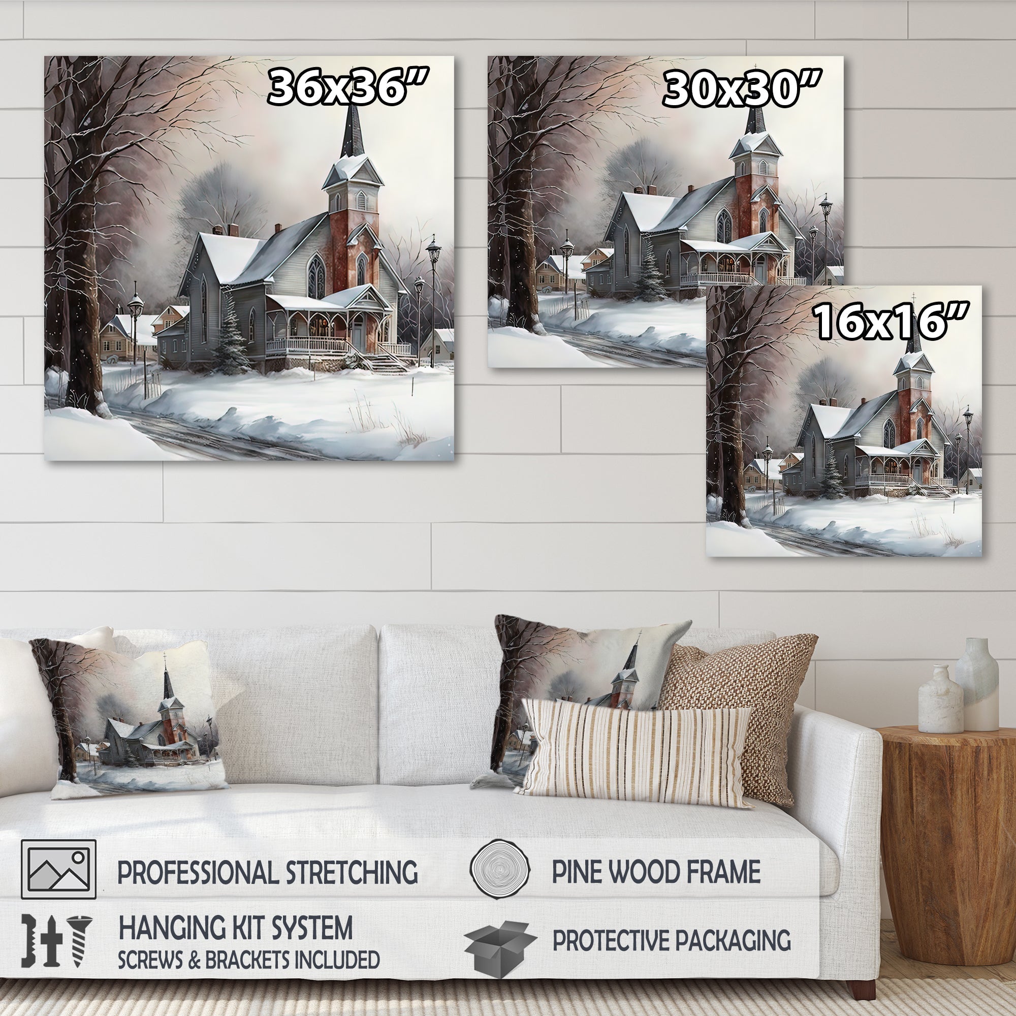 Church In Country During Winter V