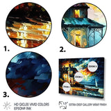 Monochome Yellow And Grey Farm I