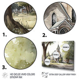 Monochome Yellow And Grey Farm III