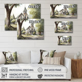 Monochome Yellow And Grey Farm III