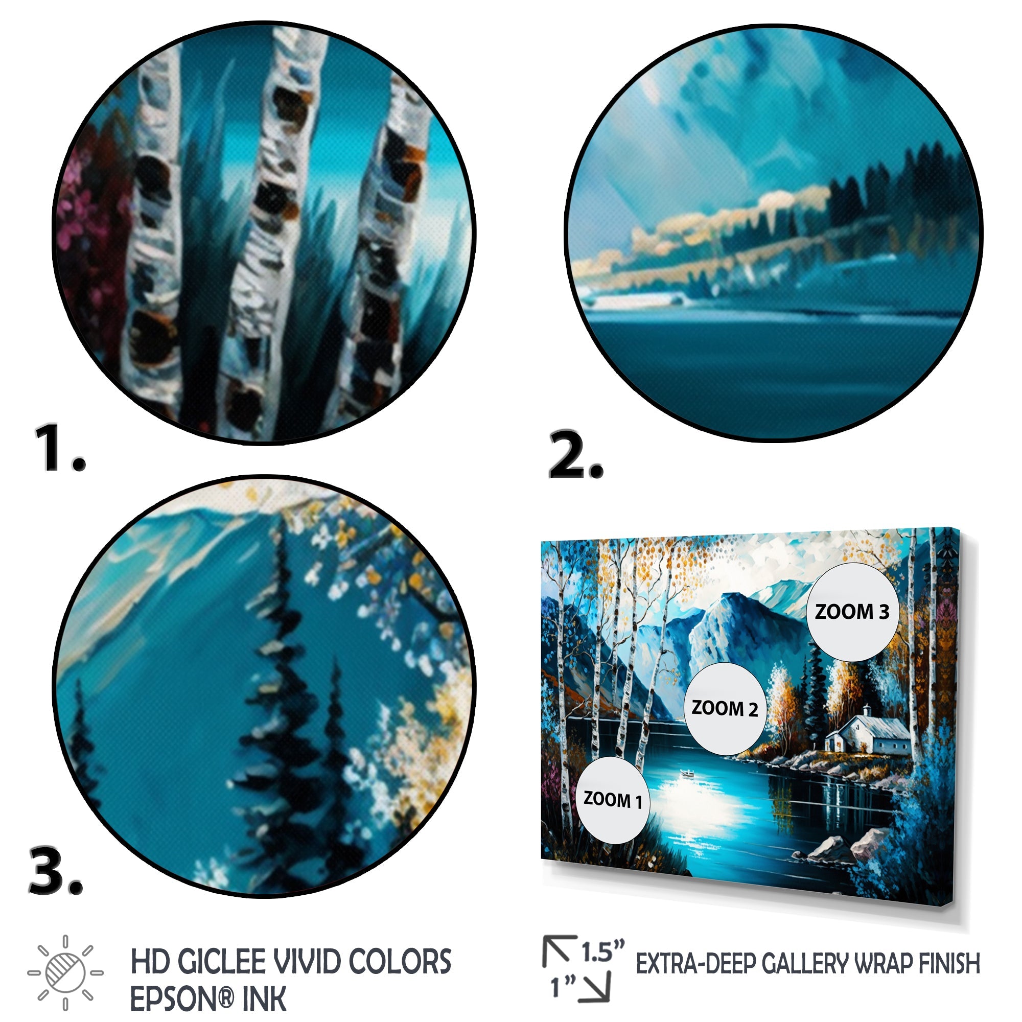 Cabin By A Lake In Fall II