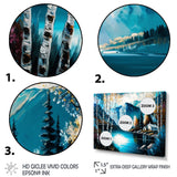 Cabin By A Lake In Fall II