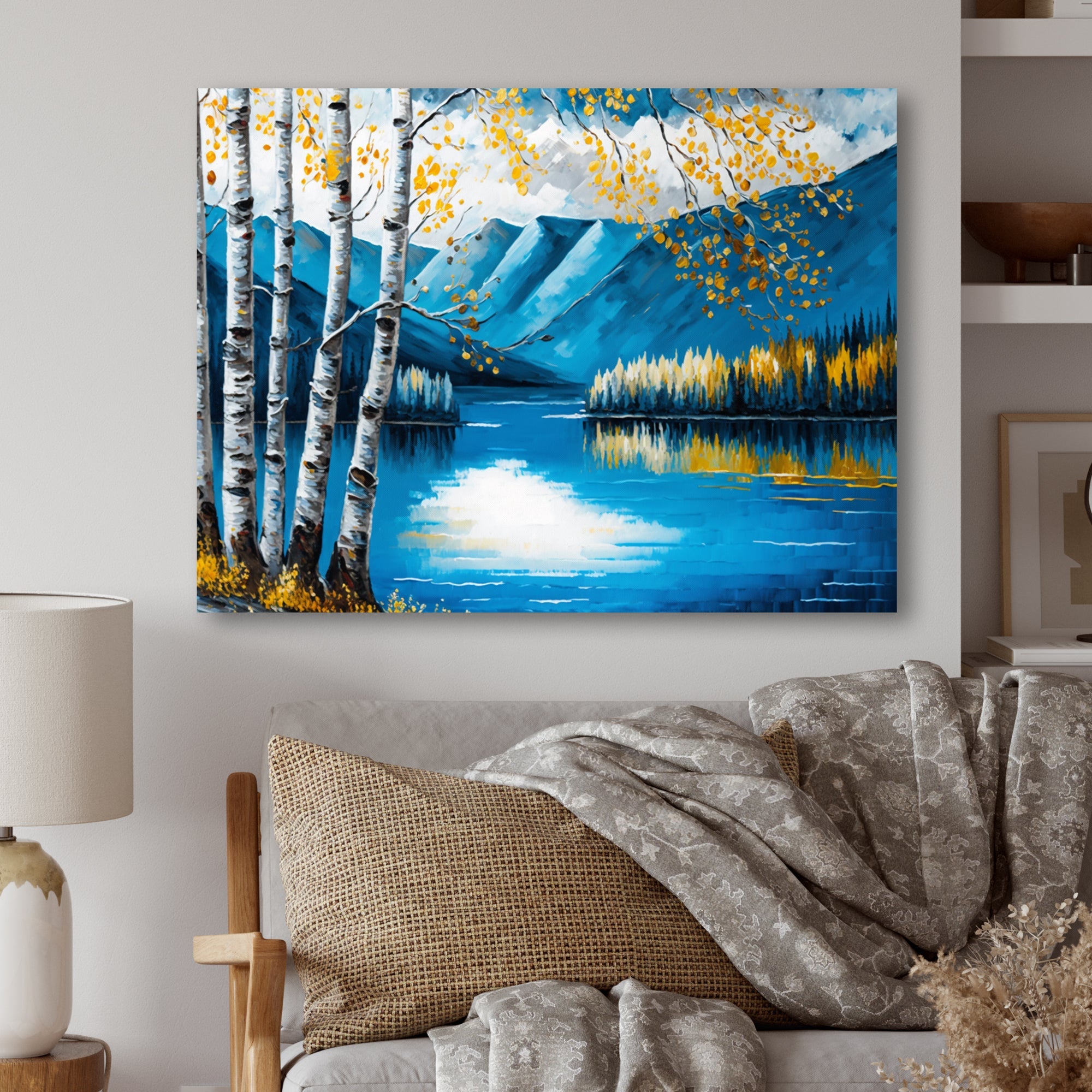 Lake View In The Fall