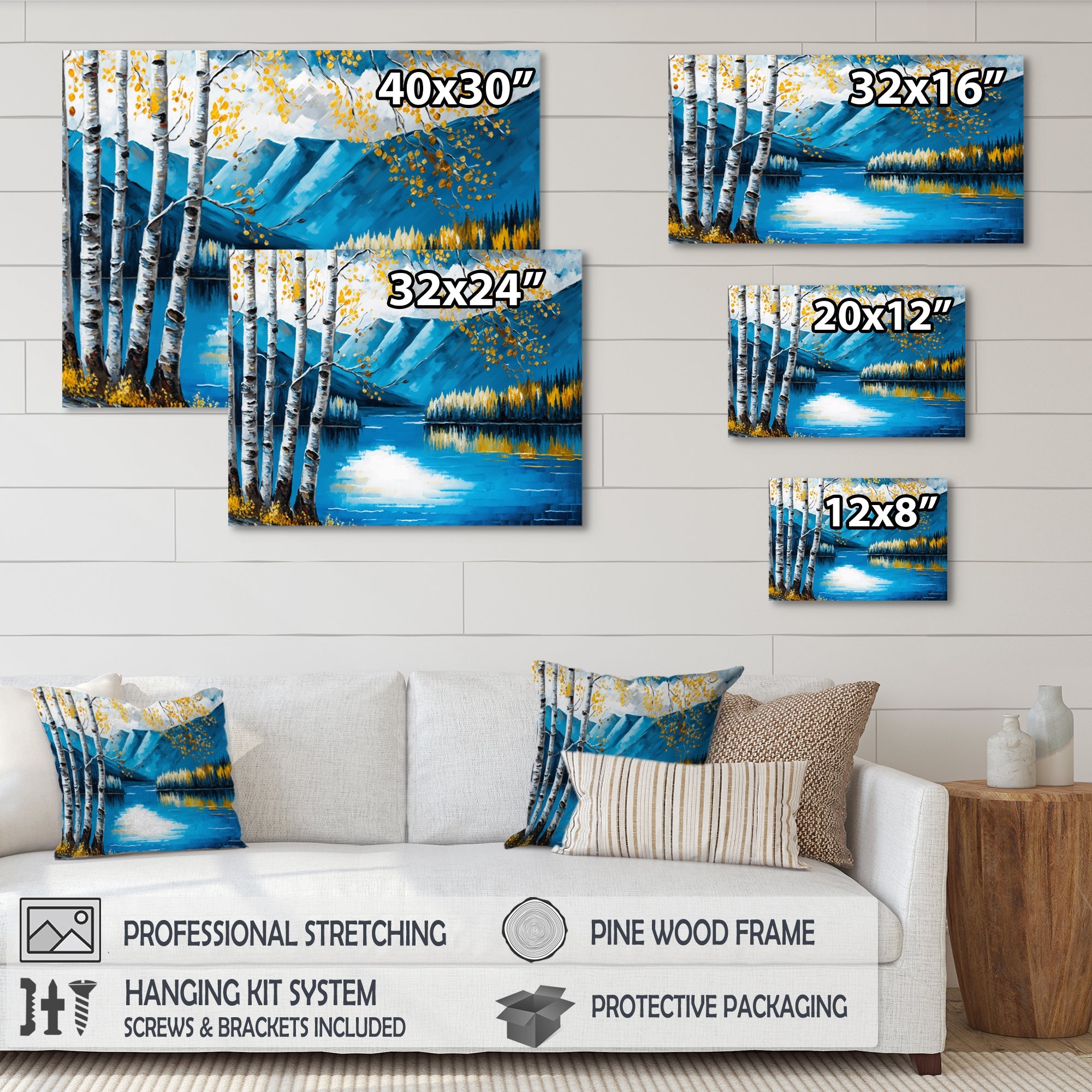 Lake View In The Fall