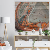 Beautiful Lake Superior Agate - Abstract Print on Natural Pine Wood - 20x15