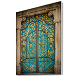 Designart 'Old-European Door Vintage' Vintage Print on Natural Pine Wood - 15x20
