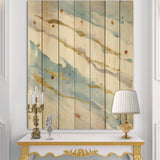 Abstract Drift v2 - Posh & Lux Print on Natural Pine Wood