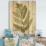 Simple Forest IV - Farmhouse Print on Natural Pine Wood - 15x20