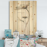 A Country Weekend VII No Border - Traditional Print on Natural Pine Wood