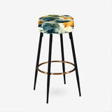 Artistic Concealment - Upholstered Camouflage Bar Stool