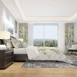 Simplist Bamboo Leaves I - Cottage Duvet Cover Set