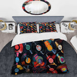 Colorful Vinyl Records Melodies III - Duvet Cover Set
