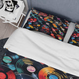 Colorful Vinyl Records Melodies III - Duvet Cover Set