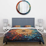 Colorful Vinyl Record Vinyl Mosaic I - Duvet Cover Set