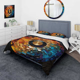 Colorful Vinyl Record Vinyl Mosaic II - Duvet Cover Set
