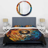 Colorful Vinyl Record Vinyl Mosaic II - Duvet Cover Set