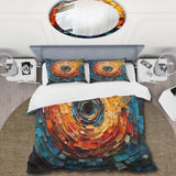 Colorful Vinyl Record Vinyl Mosaic III - Duvet Cover Set