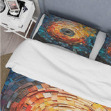 Colorful Vinyl Record Vinyl Mosaic III - Duvet Cover Set