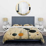 Colorful Mid Century Minimalist Oasis IV - Duvet Cover Set