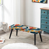 Modern Colorful Eclectic Verve - Upholstered Bohemian Bench