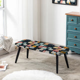 Cute Cat Animal For Nursery - Upholstered Classic Bench