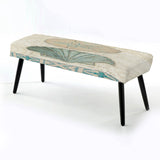 Seastar And Blue Sea Shell II - Upholstered Bench