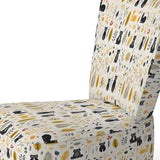 Minimalist Forest Animal Pattern - Farmhouse Accent Chair