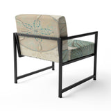 Seastar and Blue Sea Shell II Nautical & Coastal Accent Chair