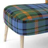Autumn Plaid Tartan - Upholstered Accent Chair