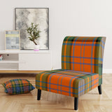 Autumn Plaid Tartan - Upholstered Accent Chair