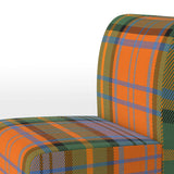 Autumn Plaid Tartan - Upholstered Accent Chair