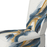 Stylish Spiral Abstract VI - Upholstered Accent Chair