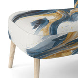 Stylish Spiral Abstract VI - Upholstered Accent Chair