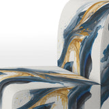 Stylish Spiral Abstract VI - Upholstered Accent Chair