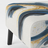 Stylish Spiral Abstract VI - Upholstered Accent Chair